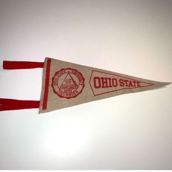 none Other - Vintage small Ohio State college Pennant must see